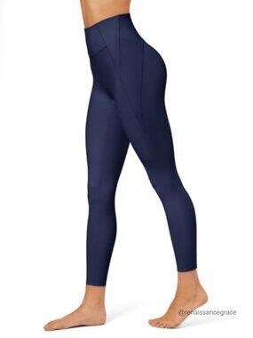 Compression Seamless Leggings with Pockets for Women High Waist Yoga Pants